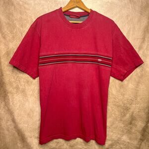 Vintage Y2K T-Shirt Gotcha Red Center Stripe Skater Indie Sleaze Streetwear Surf